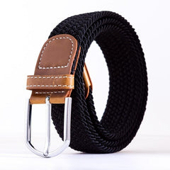 Thin Elastic Canvas Youth Belt for Men and Women
