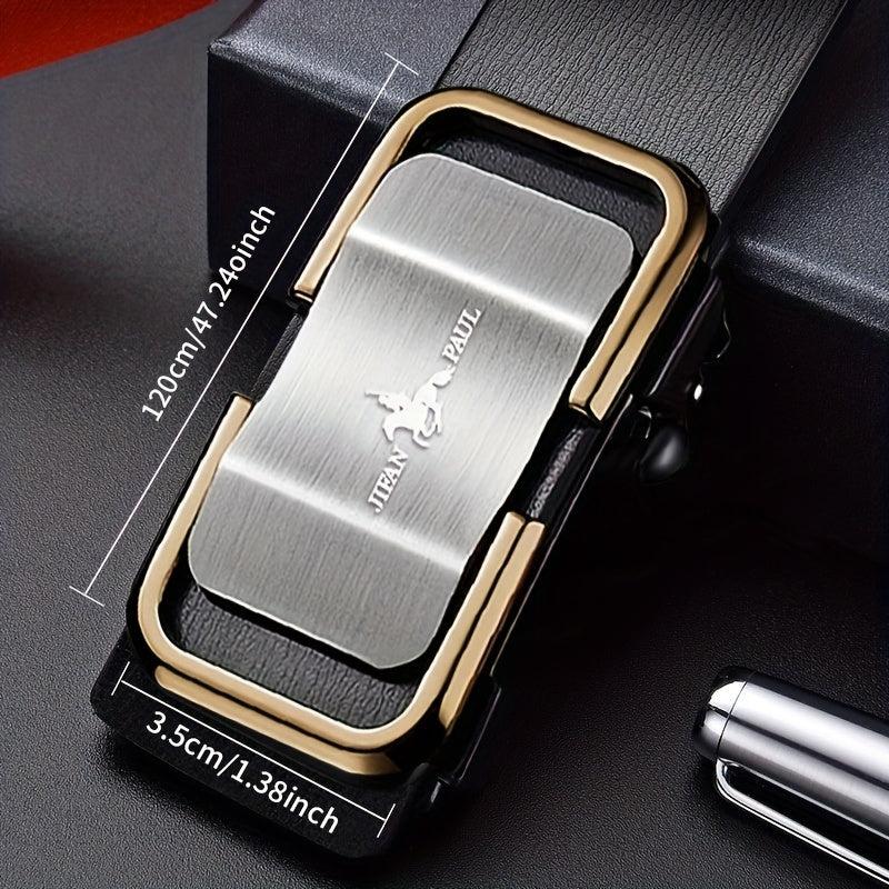 Men's Smooth Buckle Belt for Business Party Travel Dress