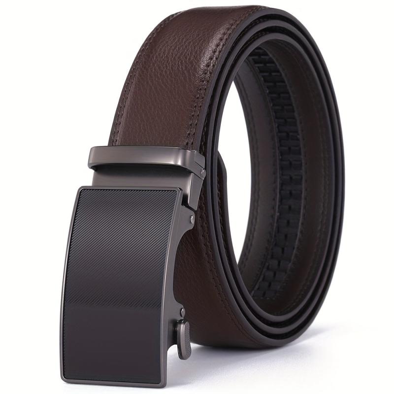 Men's Automatic Leather Belt Business Casual High End