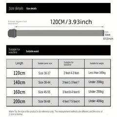 3 1 5inch Double ring Buckle Belt Couple Student Nylon Belt Cargo Trousers