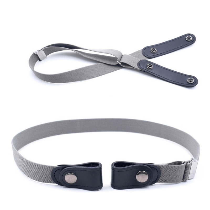 Elastic Waist Belt No Buckle for Men No Bulge No Hassle Belt