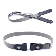 Elastic Waist Belt No Buckle for Men No Bulge No Hassle Belt