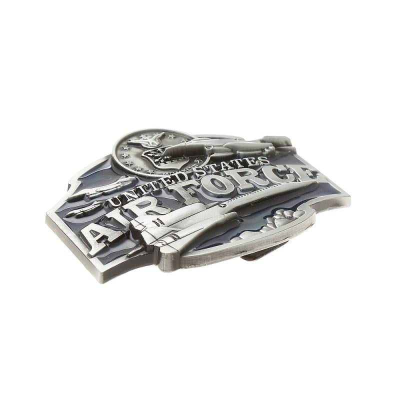 Letter Airplane Pattern Military Belt Buckle Western Cowboy Belt Buckle