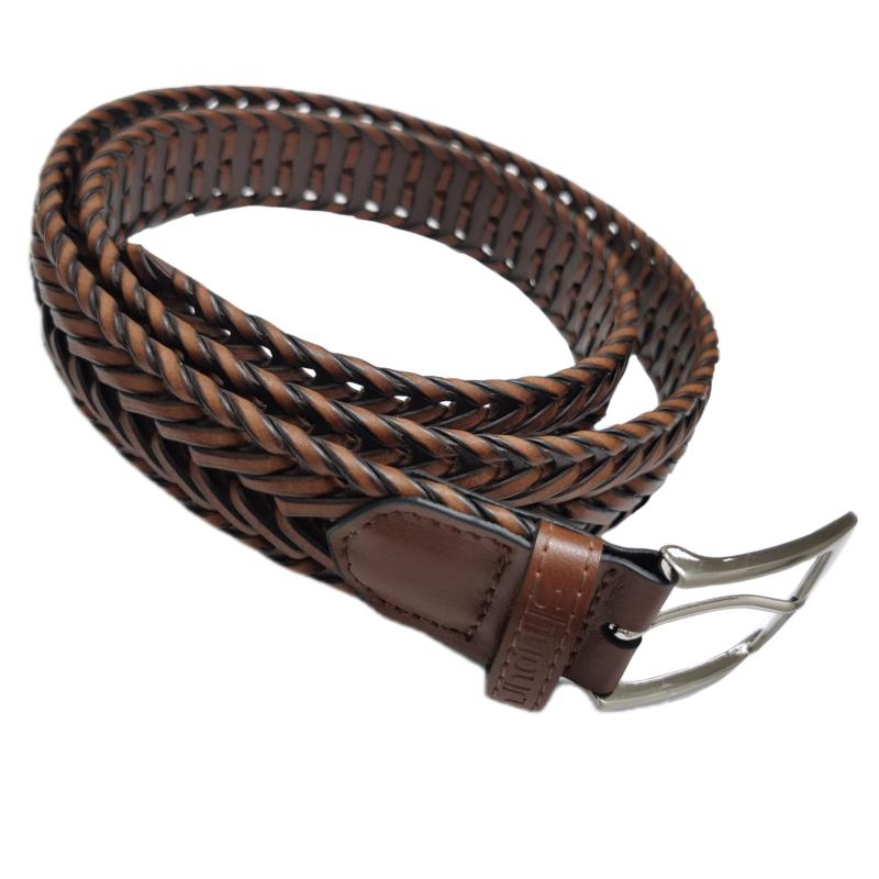 Men's Hollow Buckle Leather Belt for Outdoor Party Holiday