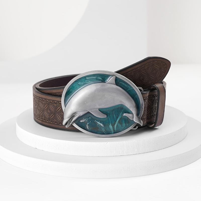 Men's Shark Buckle Belt, Domineering Style