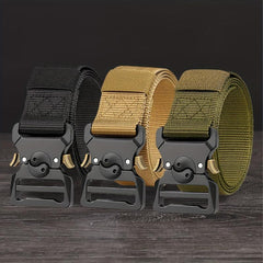 Embroidered Sports Buckle Belt Tactical Belt Quick Release