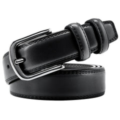 Men's Pin Buckle Belt Dress Adjustable Casual Business Metal Buckle Belt