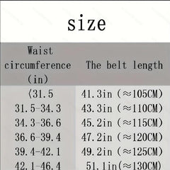 Men's Leather Belt Decorative Accessories for Pants Jeans