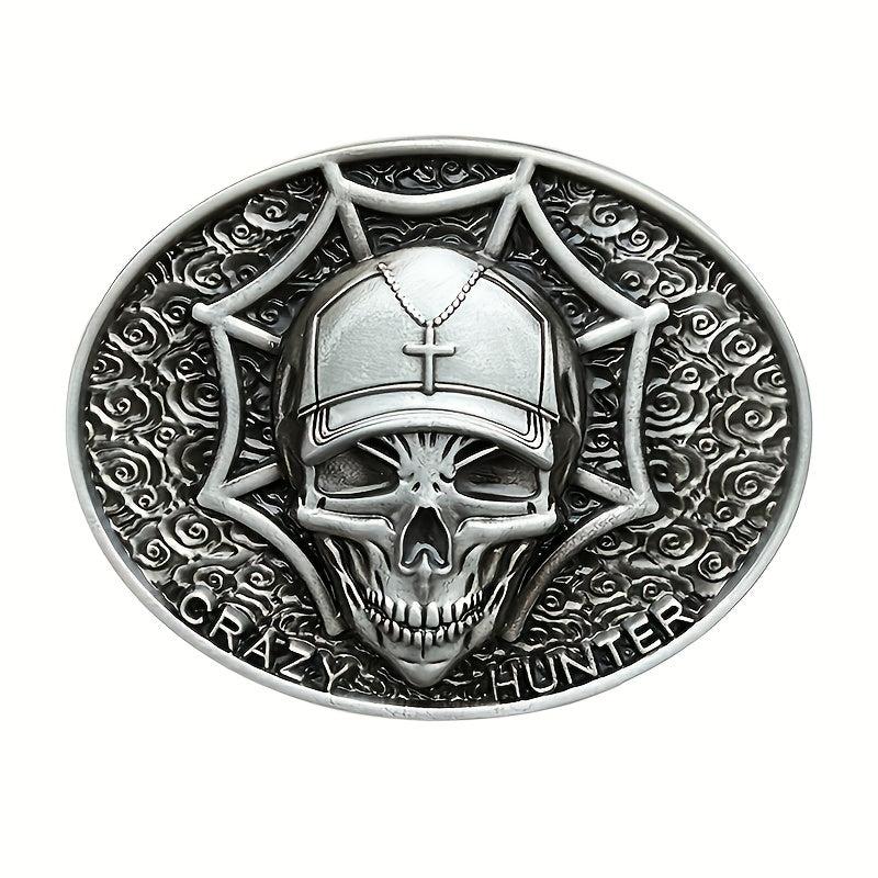 Retro Ghost Head Alloy Belt Buckle - Men's Pants Belt Buckle
