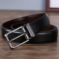 Men's Leather Business Belt Belts for Jeans Pants