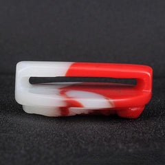 Men's Jade Tiger Belt Buckle Chicken Blood Stone Red