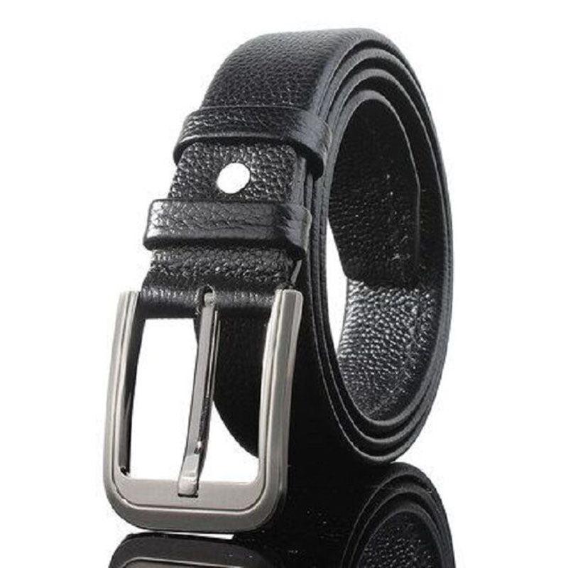 Genuine Leather Men's Needle Buckle Belt