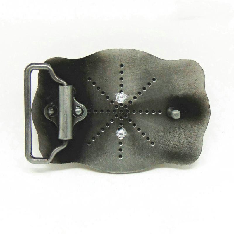 Western Cowboy Style Wave Lace Belt Buckle Knight Classic Retro Casual Belt