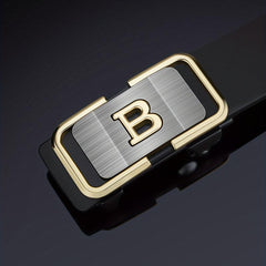 Casual Men's Belt With Toothless B Buckle High Alloy Length 47 2441inch