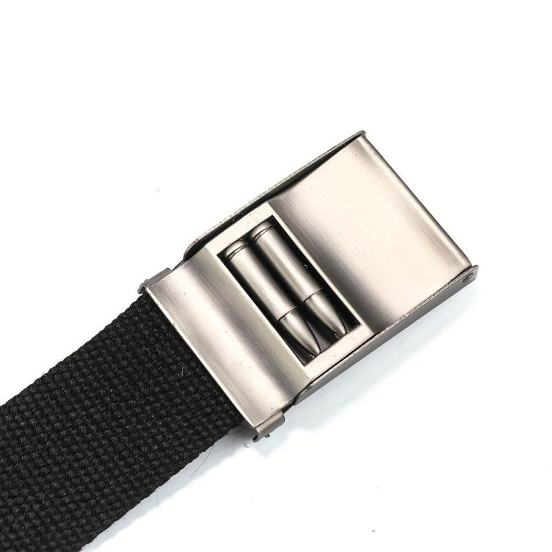Sports Casual Leather Belt Alloy Automatic Buckle