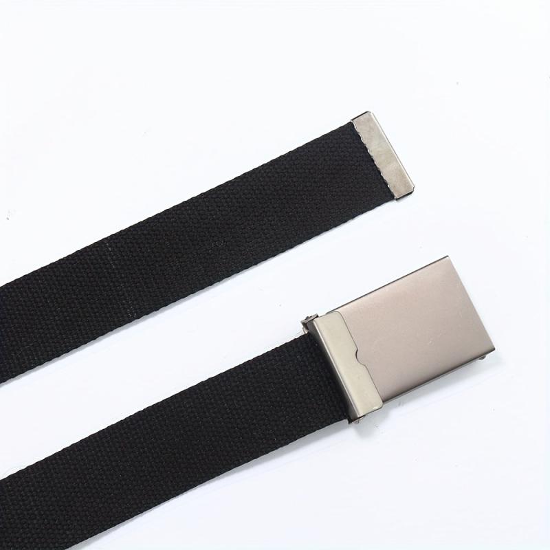 Sports Casual Leather Belt Alloy Automatic Buckle