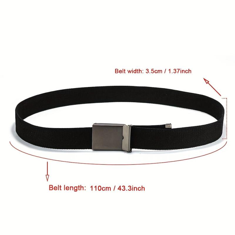 Sports Casual Leather Belt Alloy Automatic Buckle