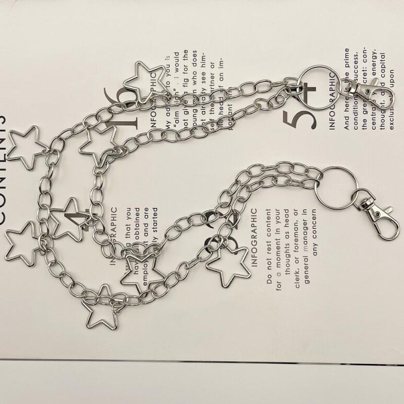 Hip Hop Vintage Car Jeans Pants Key Chain Ring For Women Men