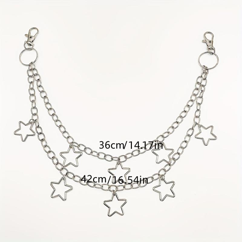 Hip Hop Vintage Car Jeans Pants Key Chain Ring For Women Men