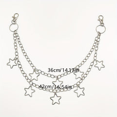 Hip Hop Vintage Car Jeans Pants Key Chain Ring For Women Men