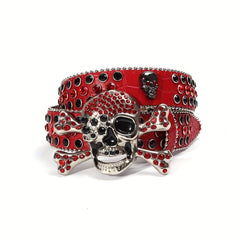 Rhinestone Bone Buckle Belt Full Rhinestone Sparkle Belt