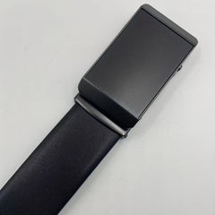 1pc Leather Automatic Belt Business Leather Belt Suit All match