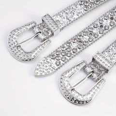 Men's Rhinestone Hip Hop Belt for Pants