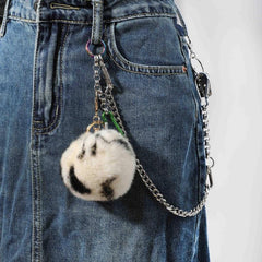 Iron Tag Pants Chain Funky Belt For Men