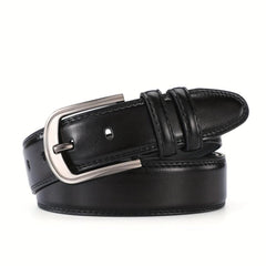 Men's Pin Buckle Belt PU Leather Casual Jeans Pants Waist Strap