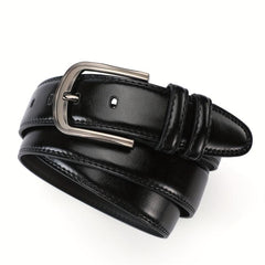 Men's Pin Buckle Belt PU Leather Casual Jeans Pants Waist Strap