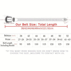 Bling Rhinestone Belt Western Cowboy Cowgirl Crystal Leather Jeans Dress