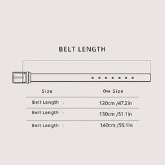 Men's Casual Business Pin Buckle Belt