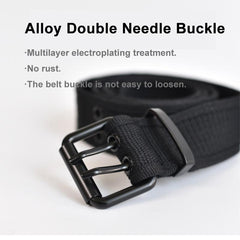 Men's Army Military Nylon Webbing Tactical Belt Casual Unisex Belts