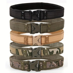 Outdoor Camouflage Tactical Belt Military Fan Oxford Cloth Belt