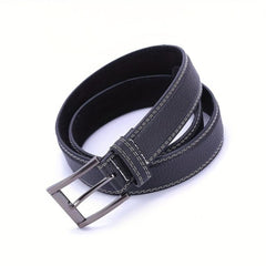 Men's Leather Belt Pin Buckle Jeans Cowhide Belt Extra Thick High End