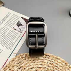 Men's Retro PU Leather Buckle Belt