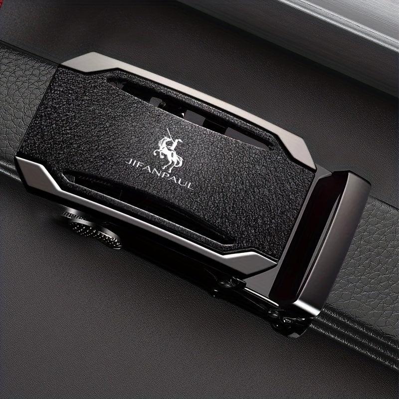 Men's Automatic Buckle PU Leather Belt