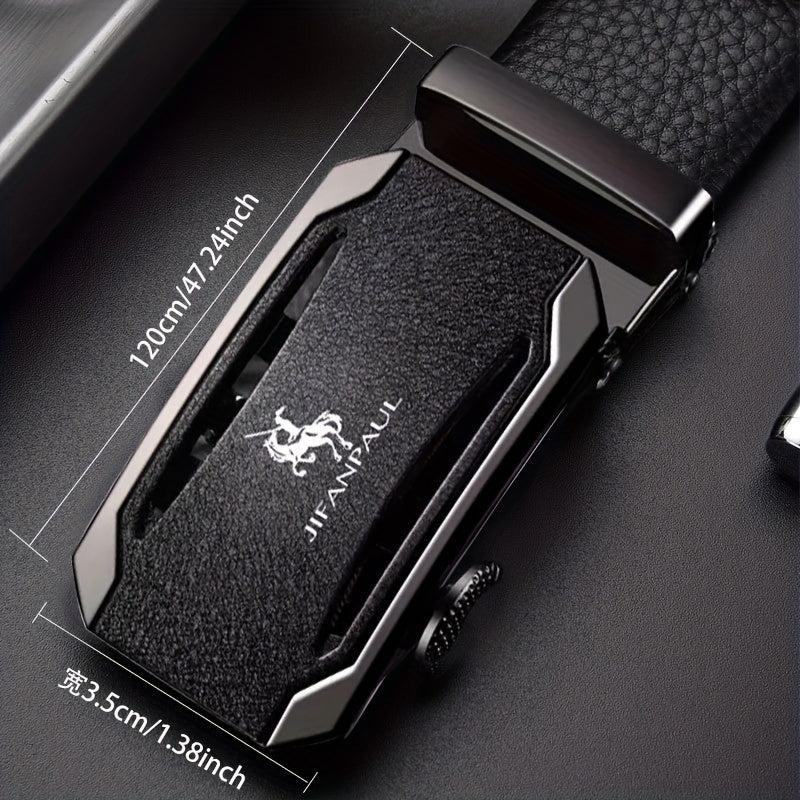 Men's Automatic Buckle PU Leather Belt