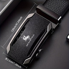 Men's Automatic Buckle PU Leather Belt