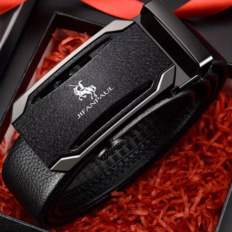 Men's Automatic Buckle PU Leather Belt