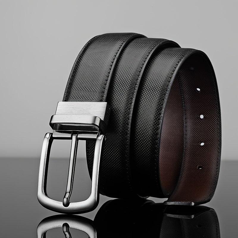 Men's Casual Business Alloy Buckle Belt Rotatable Buckle High End