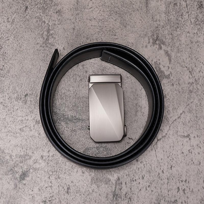 Men's Automatic Buckle Belt Business Casual Cowhide Belt