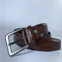 Classic Leather Pin Buckle Belt