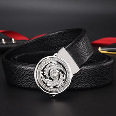 Men's Lucky Casual Inlaid Diamond Leather Belt