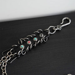 Double Layers Waist Chain Rock Punk Hipster Pant Keychain