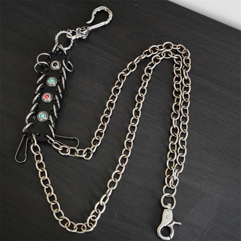Double Layers Waist Chain Rock Punk Hipster Pant Keychain