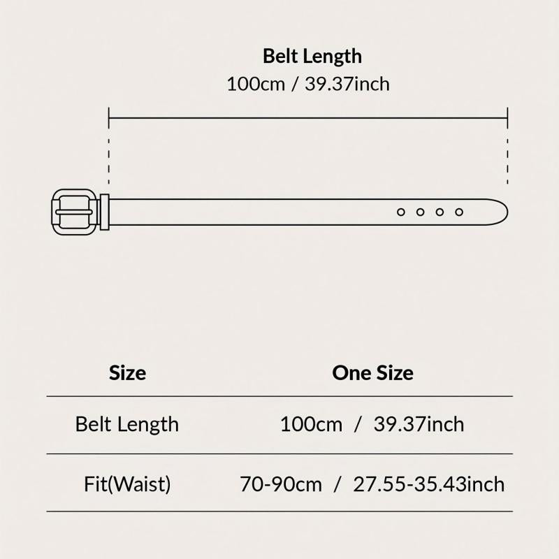 Punk Style Rivet Belt Hollow Air Eye Belt for Men and Women