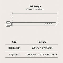 Punk Style Rivet Belt Hollow Air Eye Belt for Men and Women