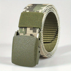 Men's Camo Casual Belt Outdoor Sports Durable Pants Jean Belt