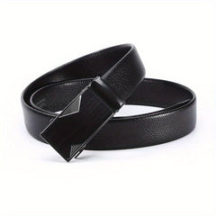 Men's Faux Fur Casual Buckle Leather Belt
